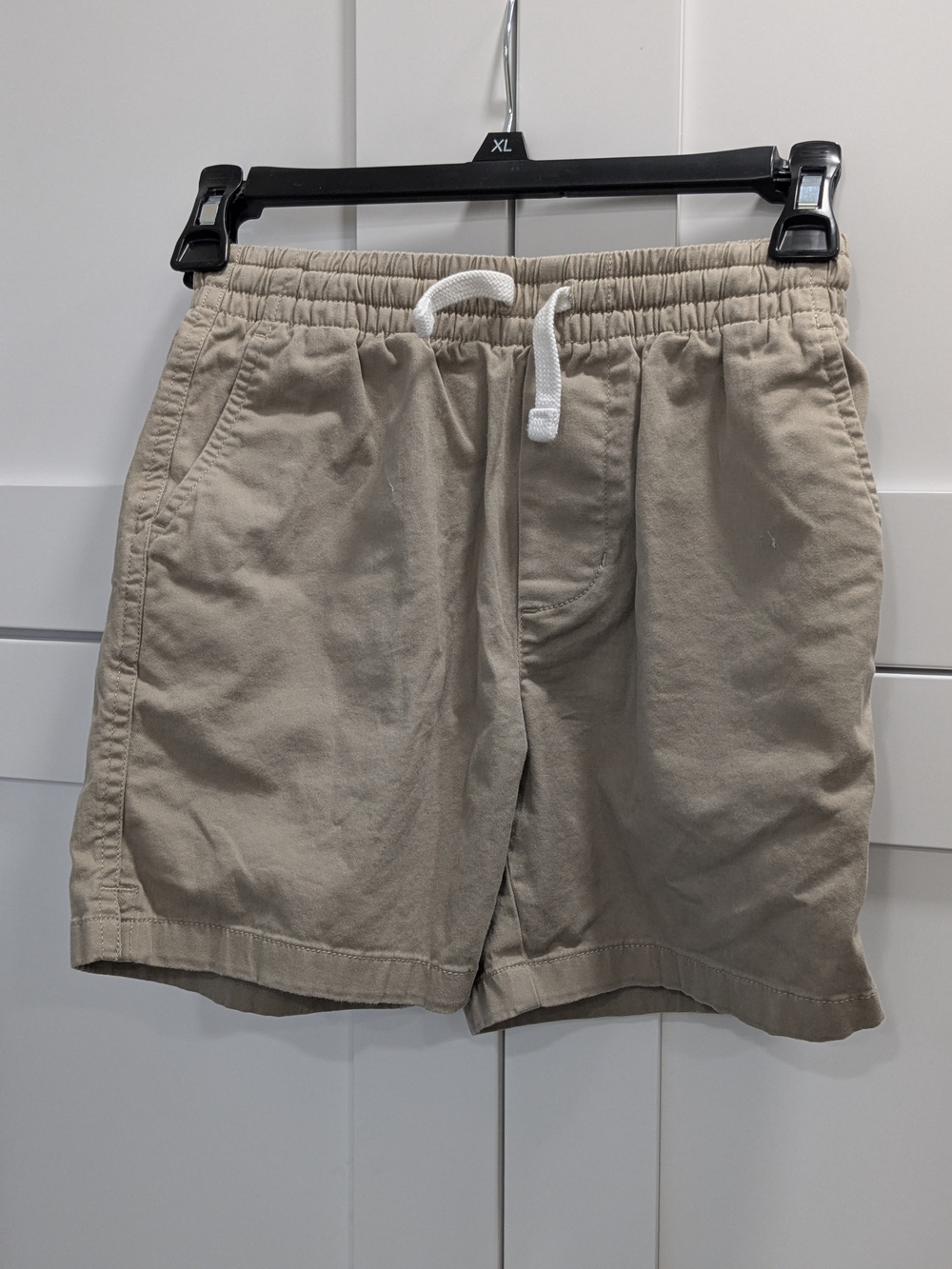 Vineyard Vines Kids Elastic Drawstring Shorts in Khaki